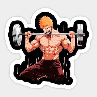 ichigo deadlift Sticker